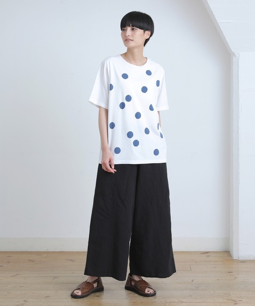 「Plantation」 半袖Tシャツ M size ダークグレー レディース_画像6