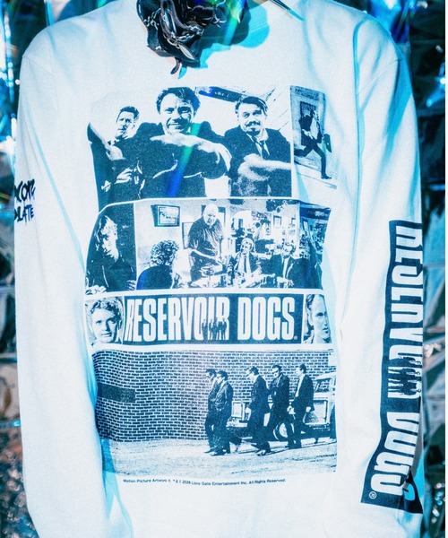 tシャツ 「レザボア・ドッグス」ロングスリーブ Tシャツ (ホワイト