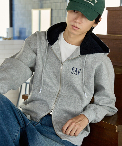 Clubhouse　パーカー　キャップ GAP（ギャップ） パーカー 裏起毛 PUBLUX × 「セットアップ対応」別注