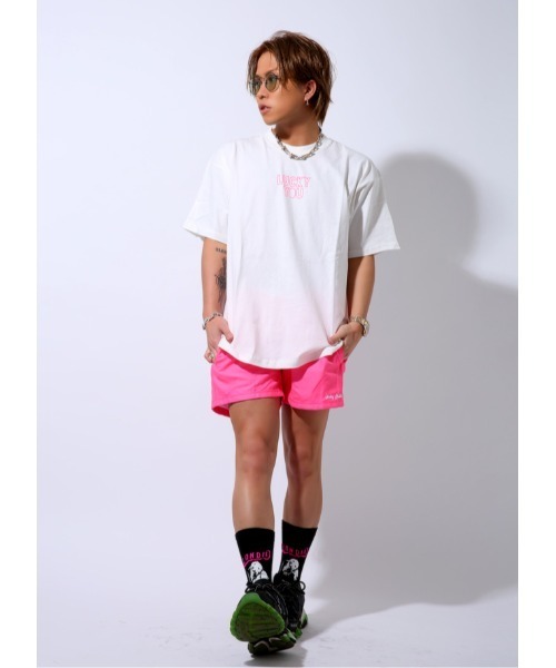 水着 neon arabic logo shorts メンズ_10