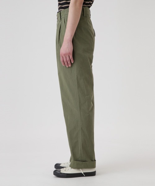 パンツ MHL  GARMENT DYE LIGHTWEIGHT PLAINWEAVE 販売 中ファッション - パンツ GARMENT DYE LIGHTWEIGHT PLAINWEAVE