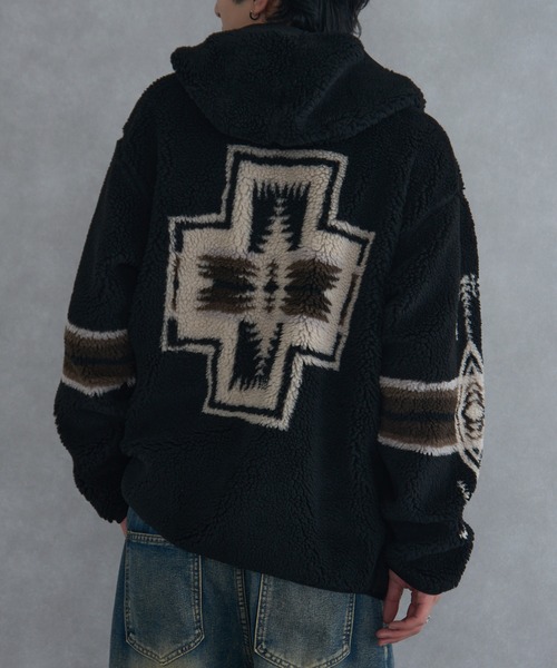 パーカー 「PENDLETON」Unisex Boa Zip Hoodie 3475-3015/4475-7016 レディース メンズ PENDLETON パーカー 「PENDLETON」Unisex Boa Zip Hoodie 3475
