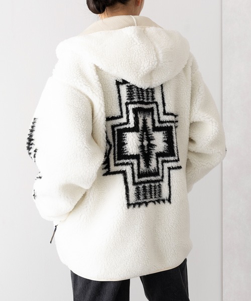 パーカー 「PENDLETON」Unisex Boa Zip Hoodie 3475-3015/4475-7016 レディース メンズ PENDLETON パーカー 「PENDLETON」Unisex Boa Zip Hoodie 3475