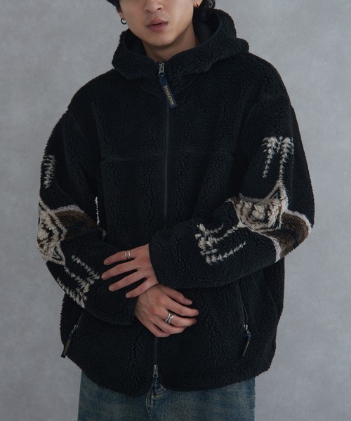 パーカー 「PENDLETON」Unisex Boa Zip Hoodie 3475-3015/4475-7016 レディース メンズ PENDLETON パーカー 「PENDLETON」Unisex Boa Zip Hoodie 3475
