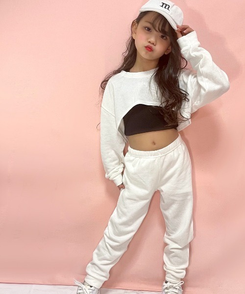 RandS トレーナー ベリーショートTR キッズ 子供服 女の子