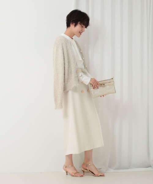 新品　NOLLEY'S ウォッシャブルボウタイ風取り外しブラウス オフィス NOLLEY'S シャツ ブラウス ウォッシャブルボウタイ風取り外し