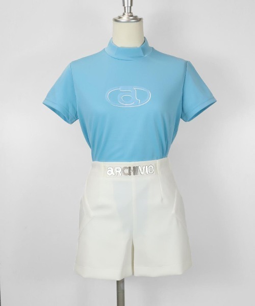 アルチビオレディース2024春夏モデル　未使用に近い　レディース半袖プルオーバー archivio tシャツ 「LADIES」UV速乾半袖プルオーバー「2024年春