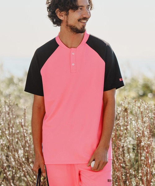 felkod（フィルコッド） ポロシャツ mhs2130- Neon Color Raglan Mock