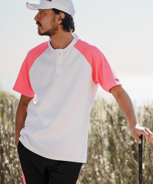 felkod（フィルコッド） ポロシャツ mhs2130- Neon Color Raglan Mock