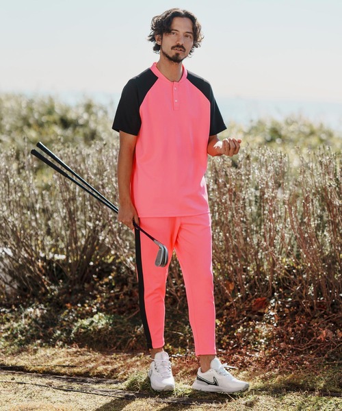 felkod（フィルコッド） ポロシャツ mhs2130- Neon Color Raglan Mock