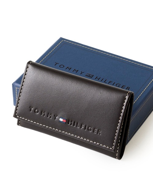 キーケース メンズ 「TOMMY HILFIGER / トミーヒルフィガー」Key Case / ワンポイント レザーキーケース｜zozo｜03