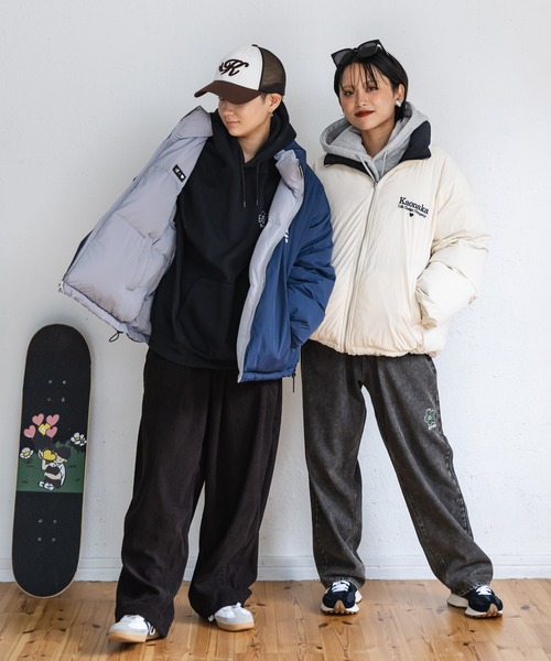 kaoyorinakami ダウンジャケット ダウン reversible down jacket