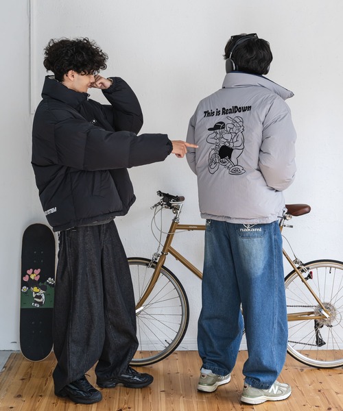 kaoyorinakami ダウンジャケット ダウン reversible down jacket