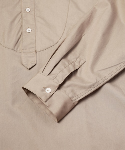 RYU シャツ band collar over bosom shirt メンズ レディース 