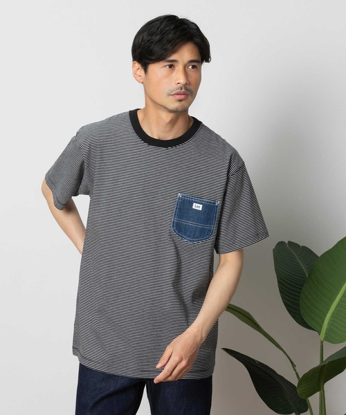 Lee（リー） tシャツ 「Lee」別注 デニムポケットT メンズ : ZOZOTOWN