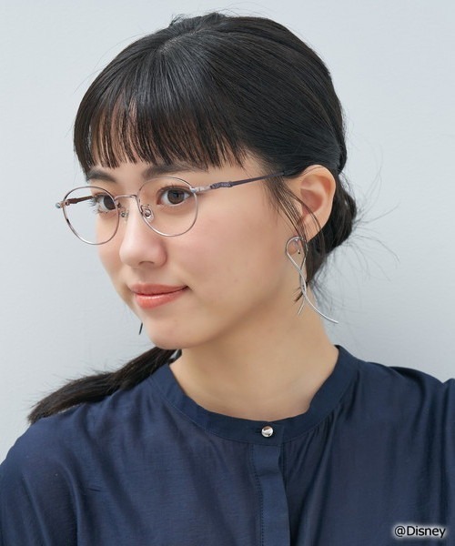 Zoff 伊達メガネ メガネ 眼鏡 「オクタヴィネル寮モデル