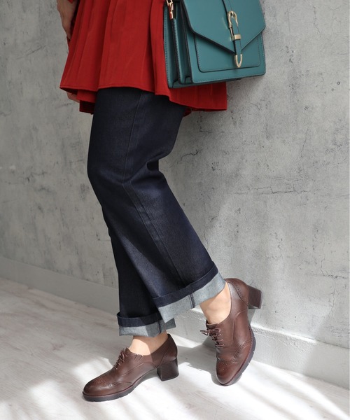 MODE KAORI（モードカオリ） ローファー ウィングチップレースアップ