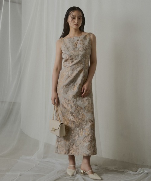 未使用タグ付Wandering jacquard dress リルアー Wandering jacquard dressのドレス|Dorry Doll / LE'RURE