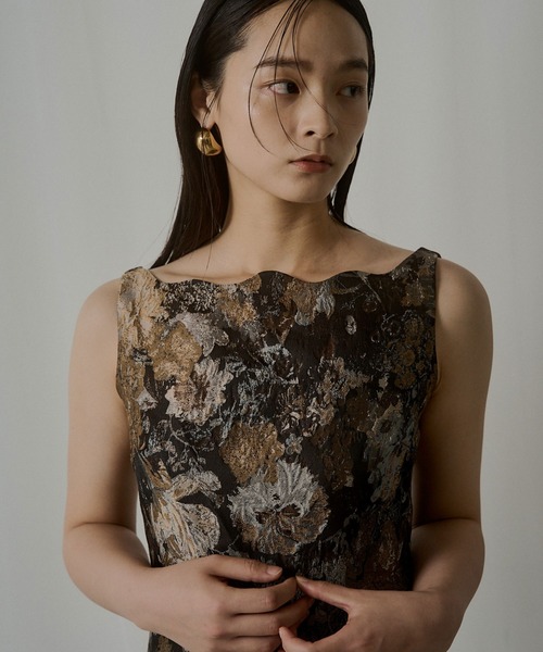 未使用タグ付Wandering jacquard dress リルアー - メルカリ