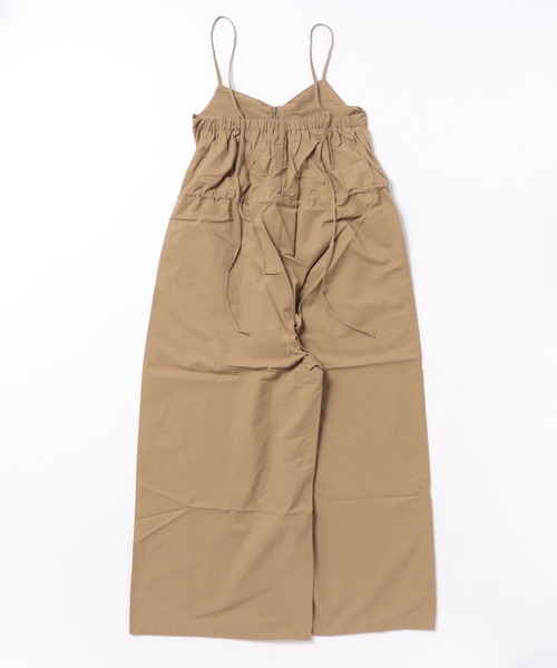 サロペット オーバーオール ナイロンツイルZIPサロペットパンツ
