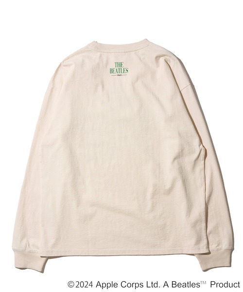 THE BEATLES ビートルズ Tシャツ　長袖　ロンT ロングスリーブ 新品 音楽 バンド ビートルズ 長袖 ロングスリーブ Tシャツ 白 : T