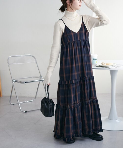 Discoat（ディスコート） ワンピース 「WEB限定」チェックティアード