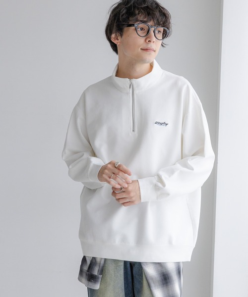 <値下げ可> RAGEBLUE 白トレーナー・スウェット　Sサイズ RAGEBLUE（レイジブルー） トレーナー スウェット カットスウェード