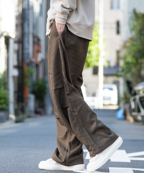 ROOT THREE（ルートスリー） カーゴパンツ 「3」ポリツイル ワイド