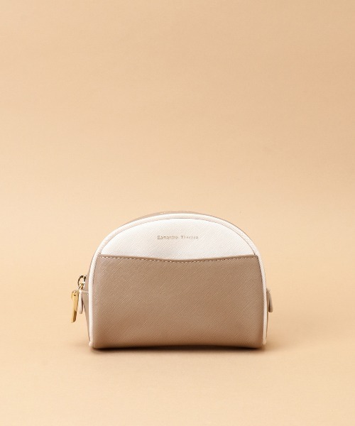 サマンサタバサ Samantha Thavasa アーチフォルム バイカラーポーチ  ブランド 正規品 新品 ギフト プレゼント 人気 おすすめ 誕生日 記念日 クリスマス 送料無料 ラッピング無料 Samantha Thavasa（サマンサタバサ） ポーチ アーチフォルム バイ