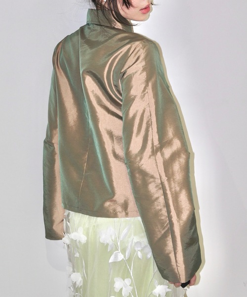 【igi】LIGHT SHIRT JACKET ブラック ピンク igi】LIGHT SHIRT JACKET ブラック ピンク