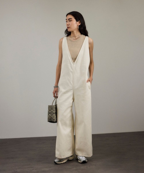 SALON adam et rope' サロペット オーバーオール 「WEB限定