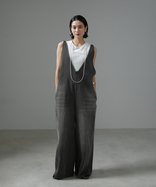サロペット・オーバーオール・オールインワン ALBUM DI FAMIGLIA/HOODED JUMPSUIT ALBUM DI FAMIGLIA/HOODED JUMPSUIT