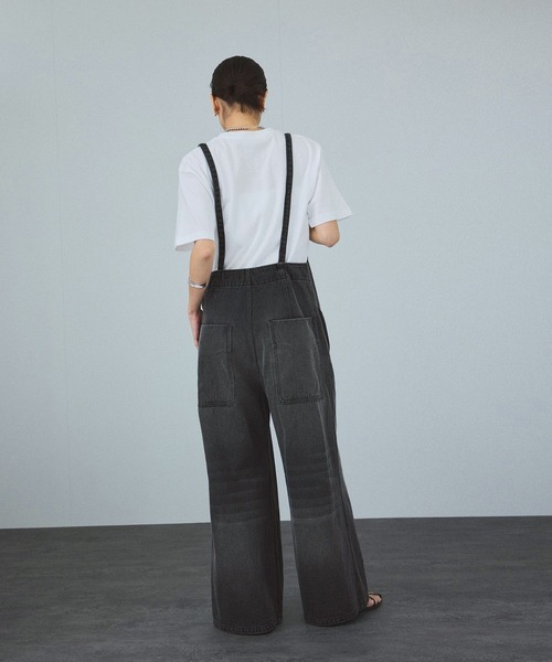 SALON adam et rope' サロペット オーバーオール 「WEB限定