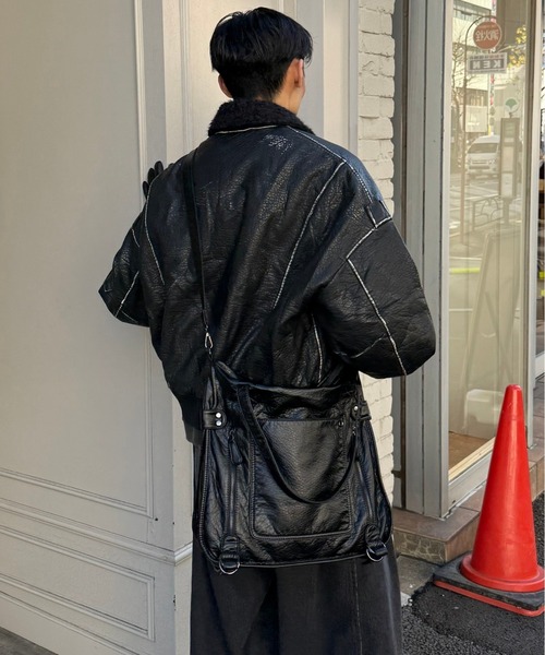Chikashitsu+（チカシツプラス） ショルダーバッグ 入学式 メンズ