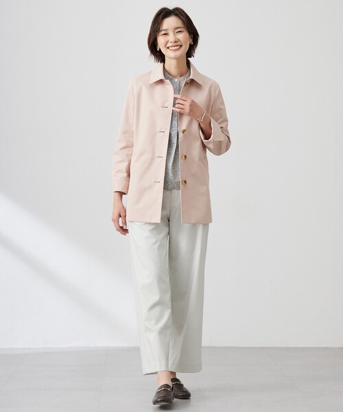 ブラウス シャツ 「洗える」Liberty バンドカラー プルオーバー ブラウス レディース 洗える】Liberty バンドカラー プルオーバー ブラウス / J.PRESS