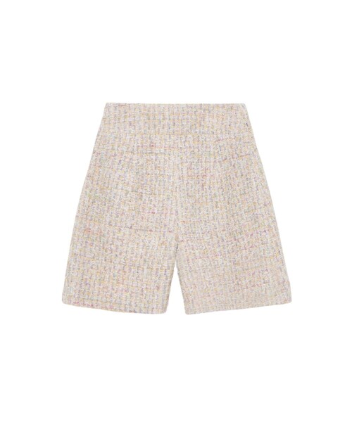 パンツ 「セットアップ対応商品」フェザーツイードキュロットパンツ レディースの画像