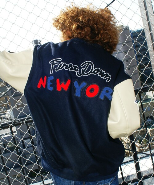 FREAK'S STORE（フリークスストア） 「FIRST DOWN」スタジャン MEDIUM