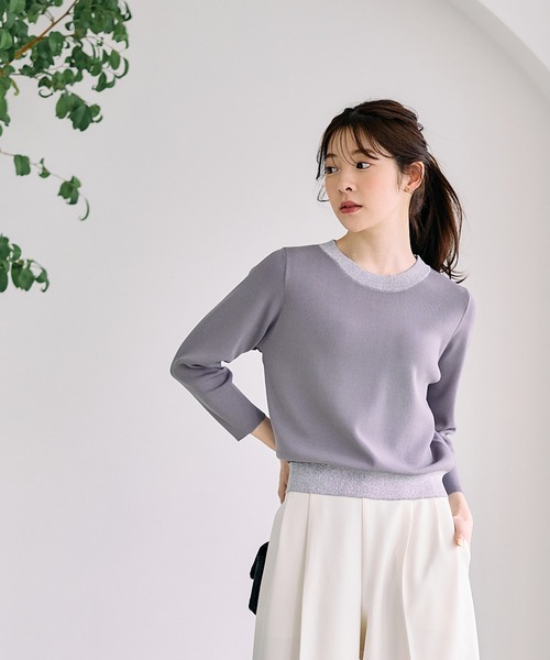 12Twelve Agenda（トゥエルブ アジェンダ） ニット セーター ラメ配色7