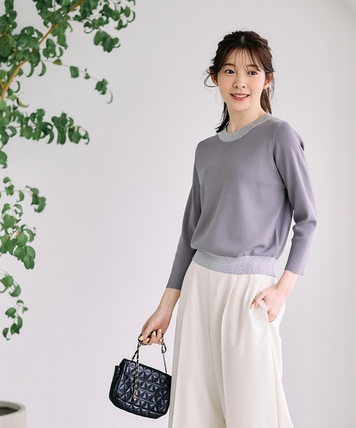 12Twelve Agenda（トゥエルブ アジェンダ） ニット セーター ラメ配色7