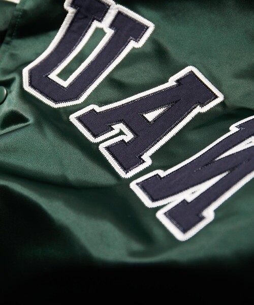 「NAUTICA」 スタジャン MEDIUM チャコールグレー メンズ_画像4