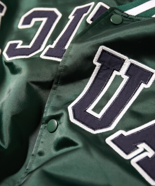 「NAUTICA」 スタジャン MEDIUM チャコールグレー メンズ_画像5