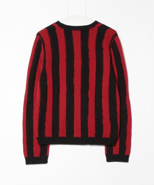 LAD MUSICIAN（ラッドミュージシャン） ストライプ柄長袖ニット
