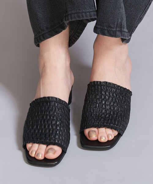 Mollini サンダル 「mollini」HAILIN ギャザー ミュール レディース  