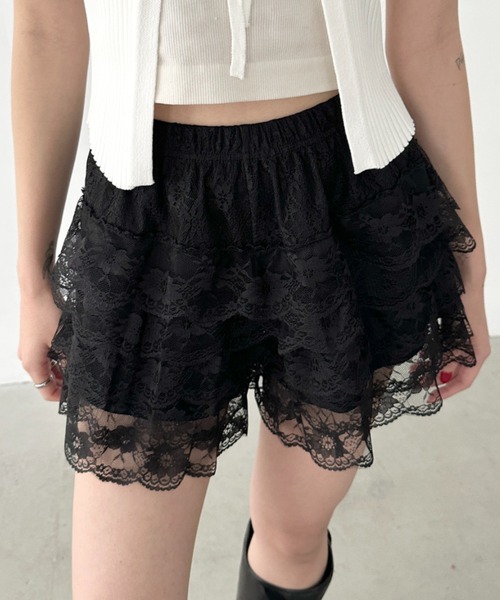 lace half pants レース Bamm パンツ レースショートパンツ レディース : ZOZOTOWN Yahoo