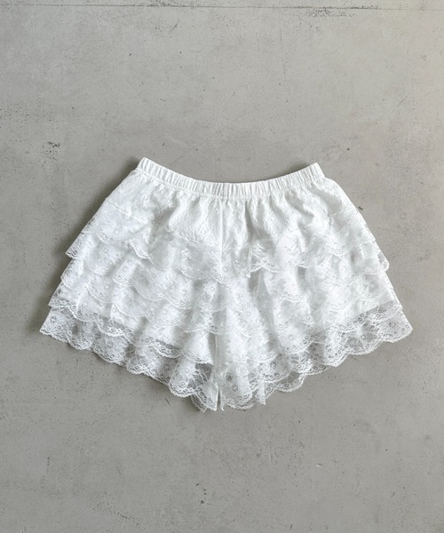Bamm パンツ レースショートパンツ レディース : ZOZOTOWN Yahoo