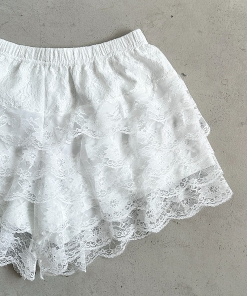 Bamm パンツ レースショートパンツ レディース : ZOZOTOWN Yahoo