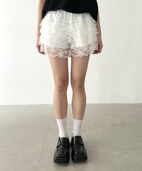 【SALE!!】d.i.a.レースショーパン Bamm パンツ レースショートパンツ レディース : ZOZOTOWN Yahoo