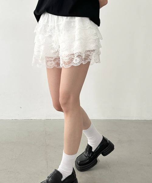 レースショートパンツ Bamm パンツ レースショートパンツ レディース : ZOZOTOWN Yahoo