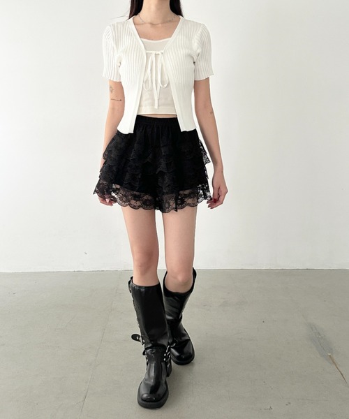 lace half pants レース Bamm パンツ レースショートパンツ レディース : ZOZOTOWN Yahoo