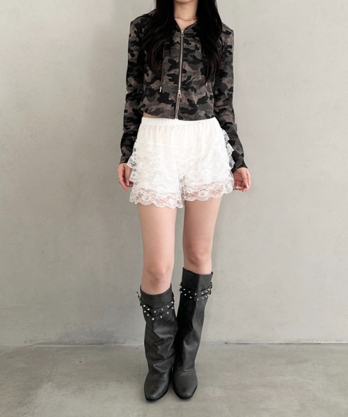 Bamm パンツ レースショートパンツ レディース : ZOZOTOWN Yahoo!店